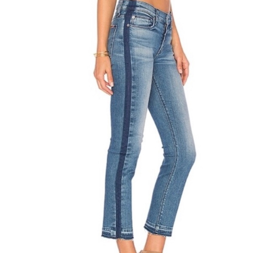 Hudson mid rise Tulsa crop cigarette Jean, size 25